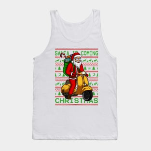 SANTA IS COMING Tank Top